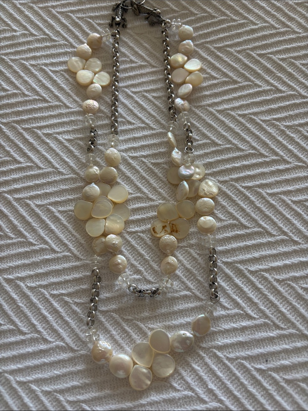 Pearl-Accent Ivory Multi-Strand Necklace